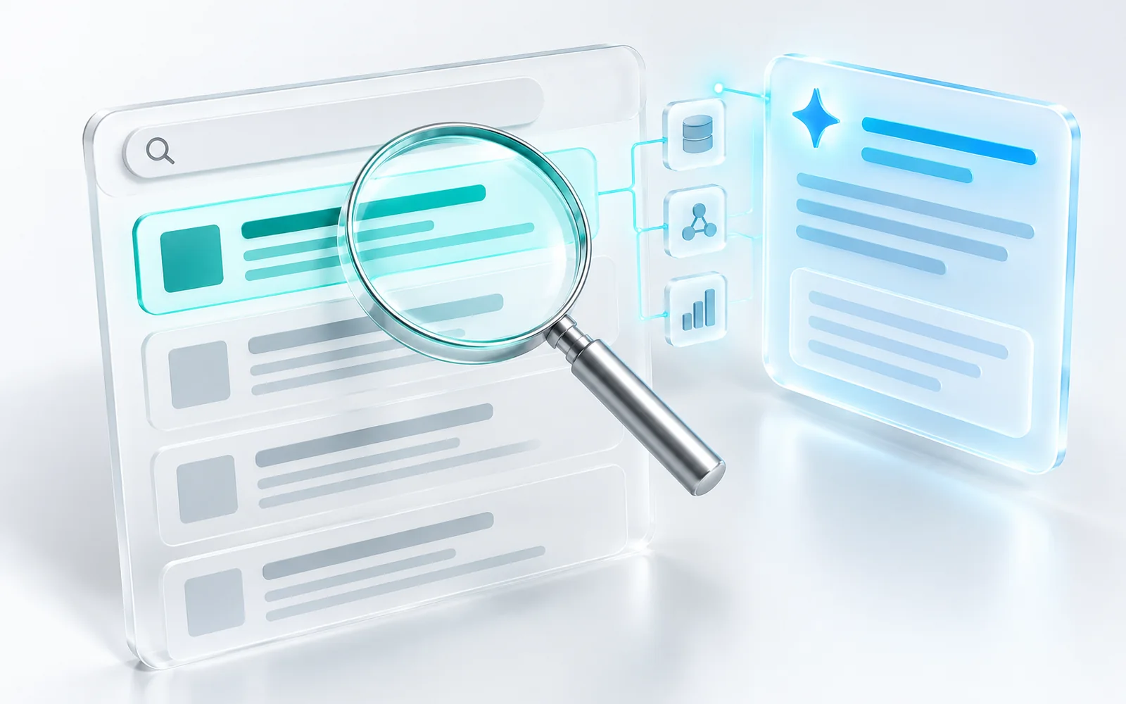 Google and AI search visibility concept